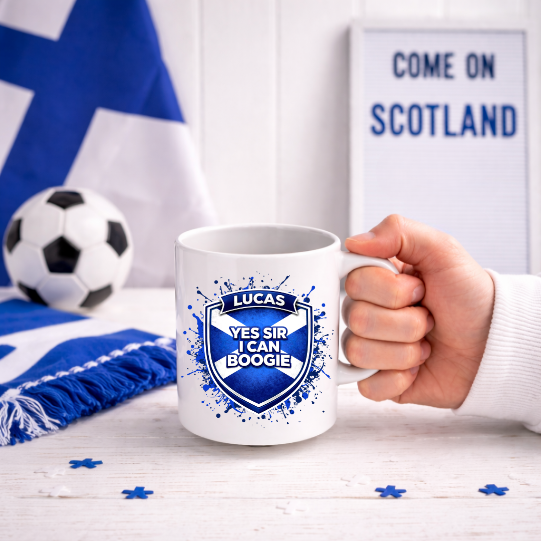 PERSONALISED SCOTLAND MUG