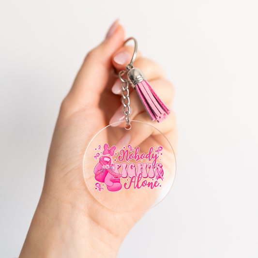NOBODY FIGHTS ALONE KEYRING