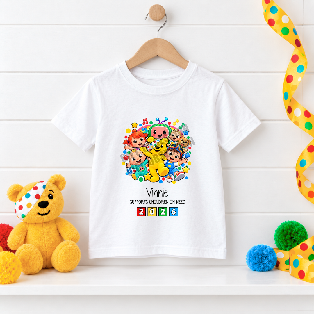 COCOMELON CHILDREN IN NEED T-SHIRT