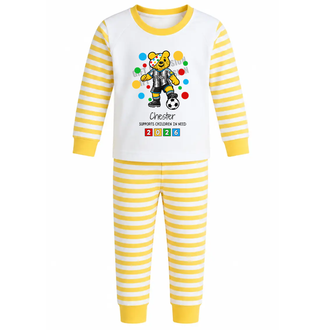 NUFC CHILDREN IN NEED PYJAMAS