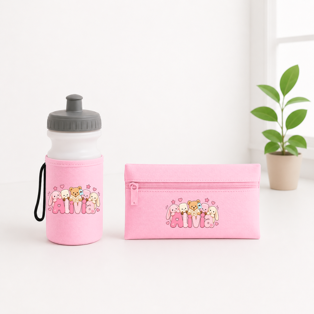 PINK JELLYCAT SCHOOL SET