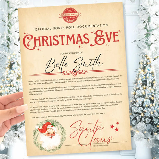 CHRISTMAS EVE LETTER