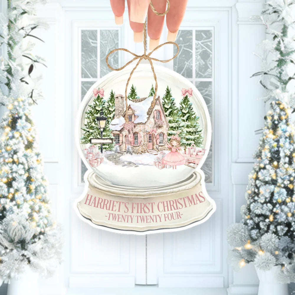 SNOWGLOBE TREE DECORATION