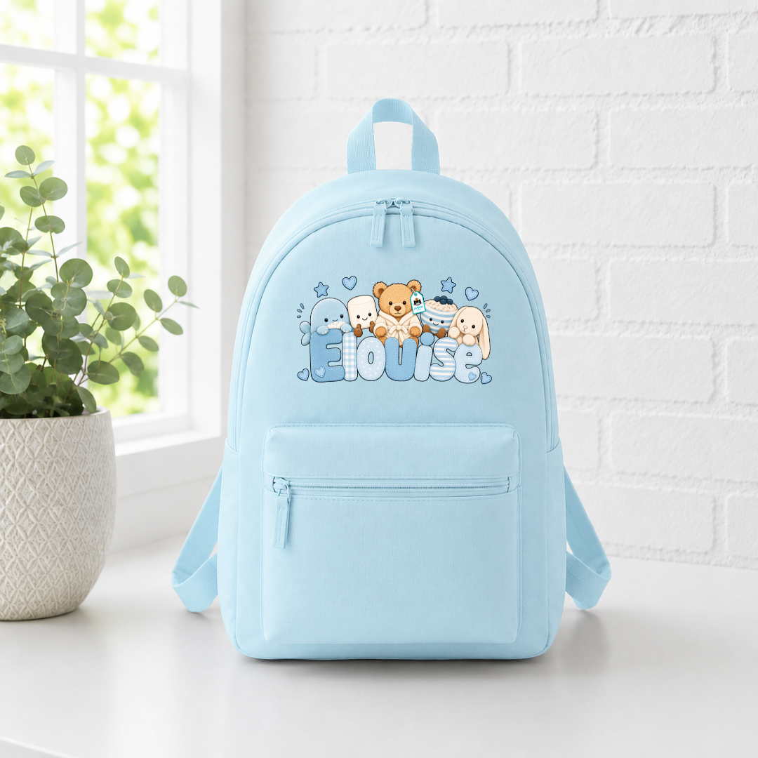 BLUE JELLYCAT BACKPACK