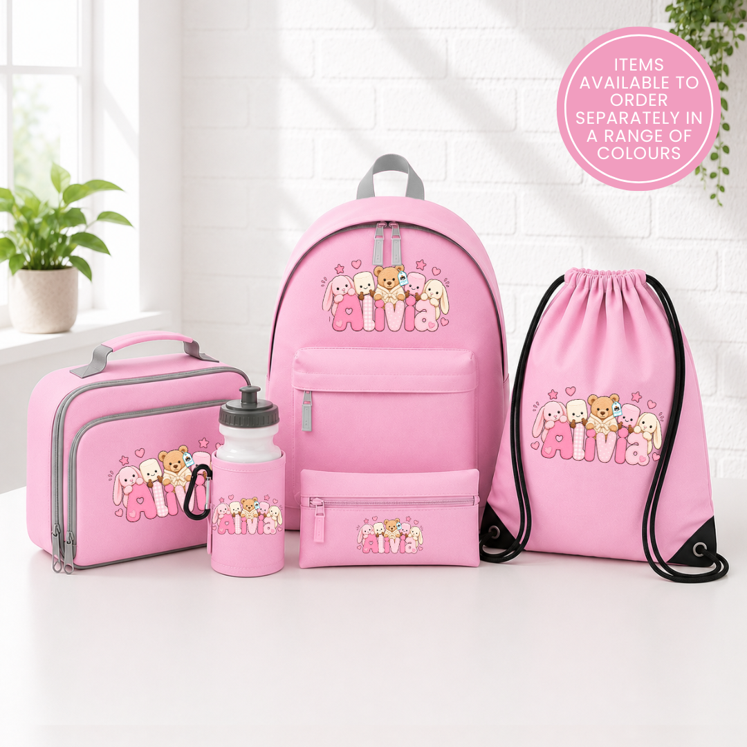 PINK JELLYCAT SCHOOL SET