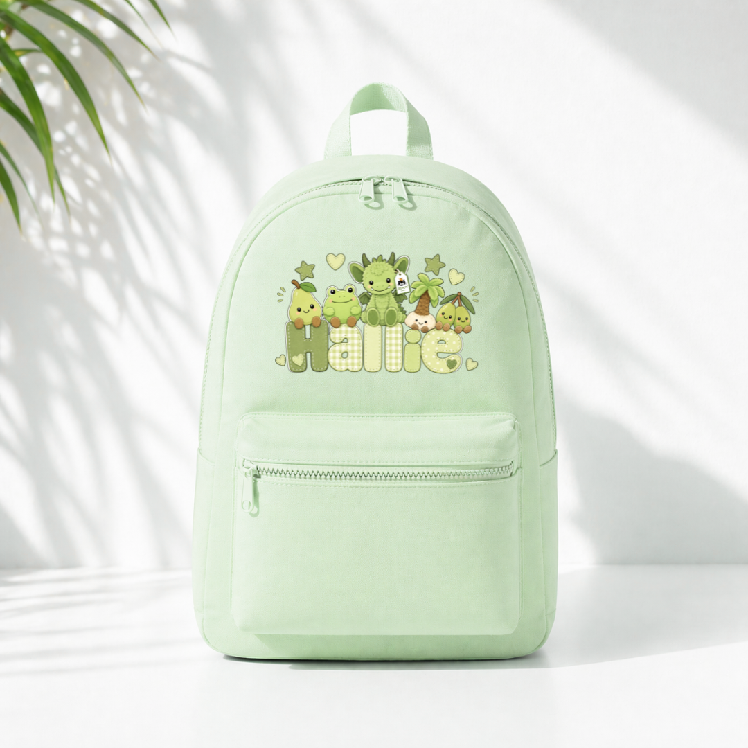 GREEN JELLYCAT BACKPACK