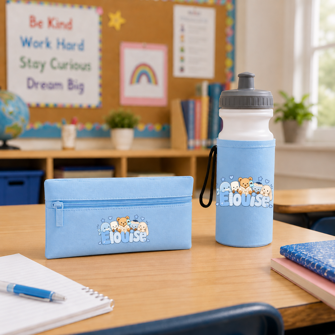 BLUE JELLYCAT SCHOOL SET
