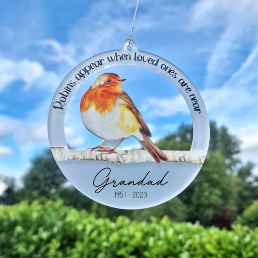 ROBIN MEMORIAL BAUBLE