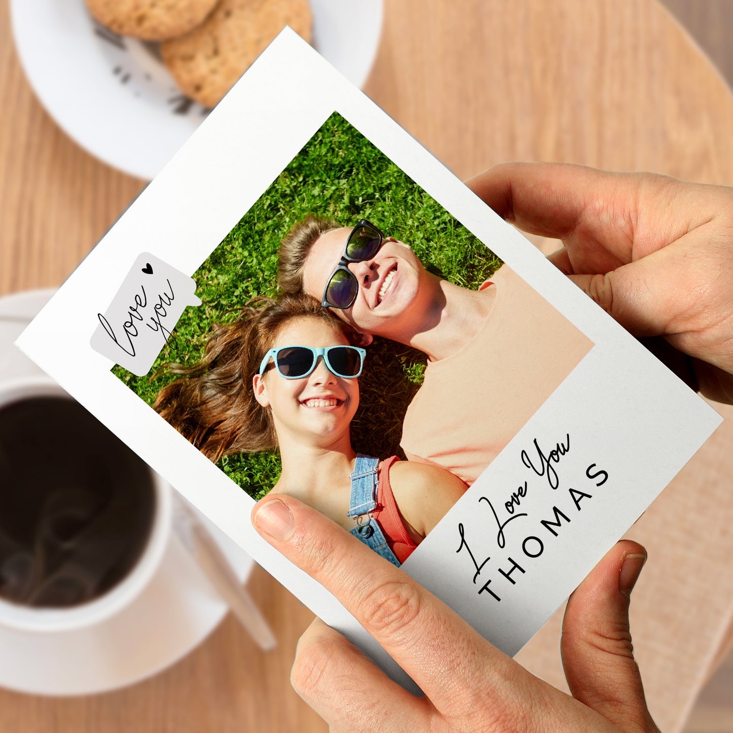 PERSONALISED LOVE YOU PHOTO CARD