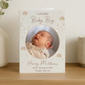 PERSONALISED PHOTO NEW BABY CARD
