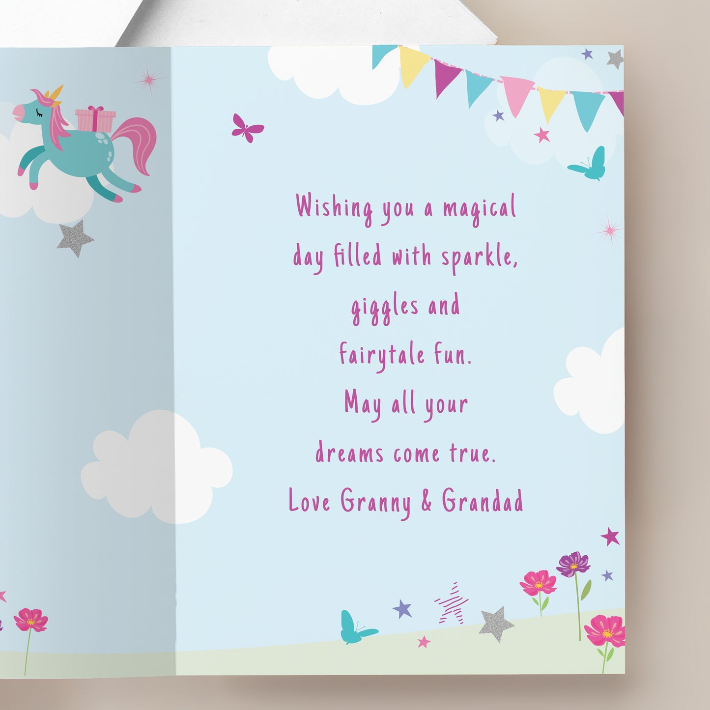PERSONALISED PRINCESS BIRTHDAY CARD