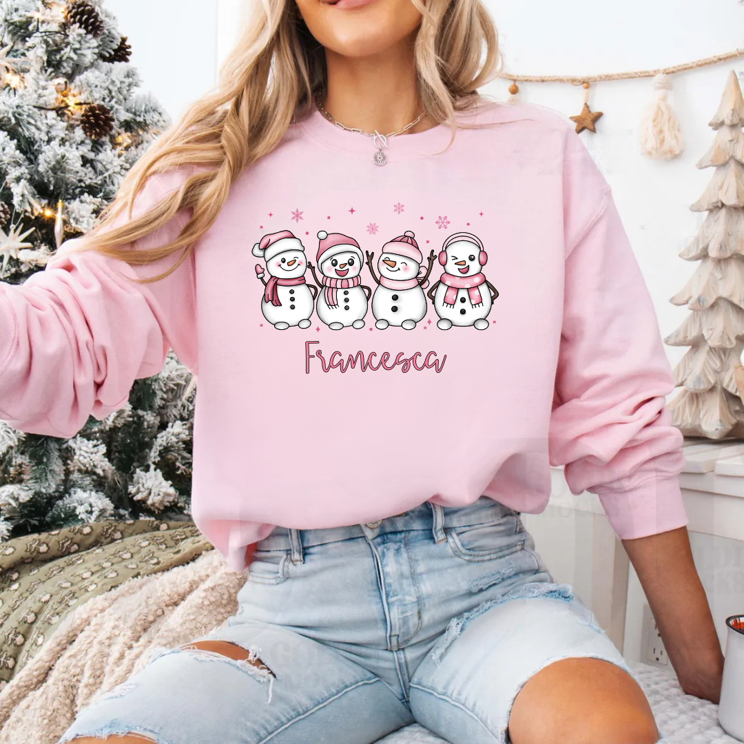 PINK CHRISTMAS SWEATSHIRT