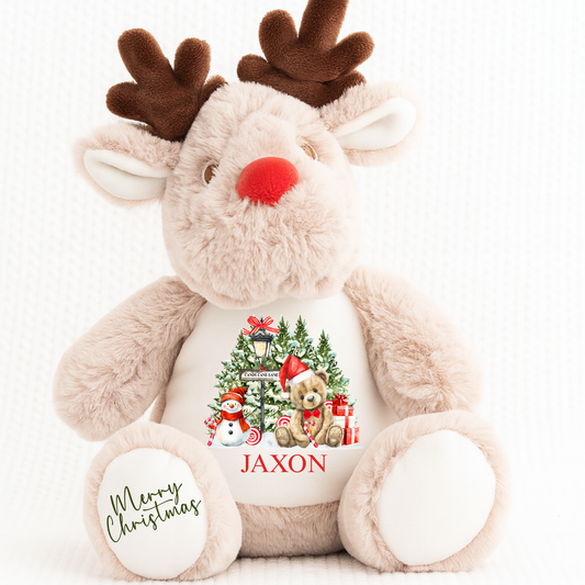 CHRISTMAS REINDEER TEDDY