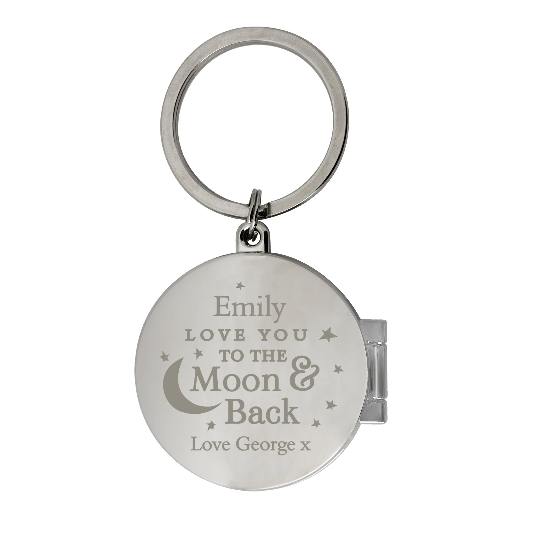 TO THE MOON & BACK PHOTO KEYRING