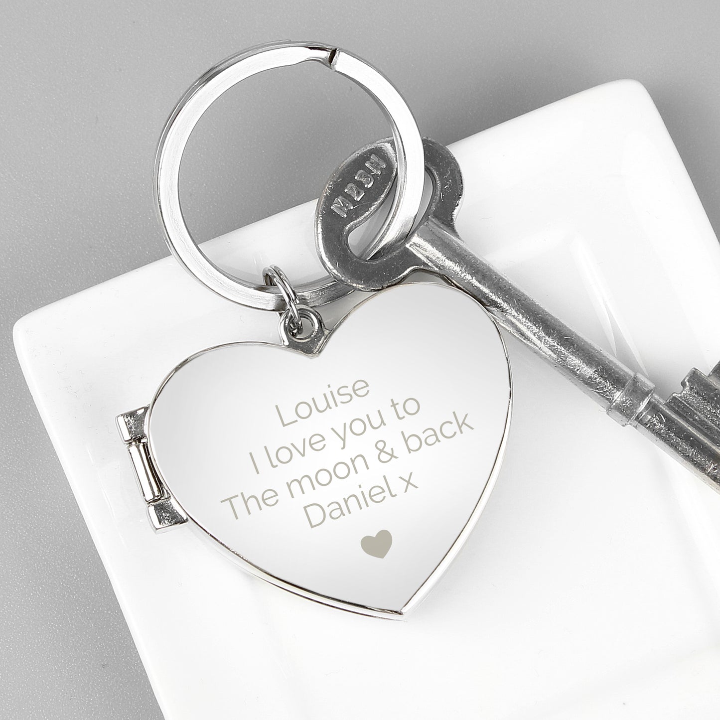 HEART PHOTO KEYRING