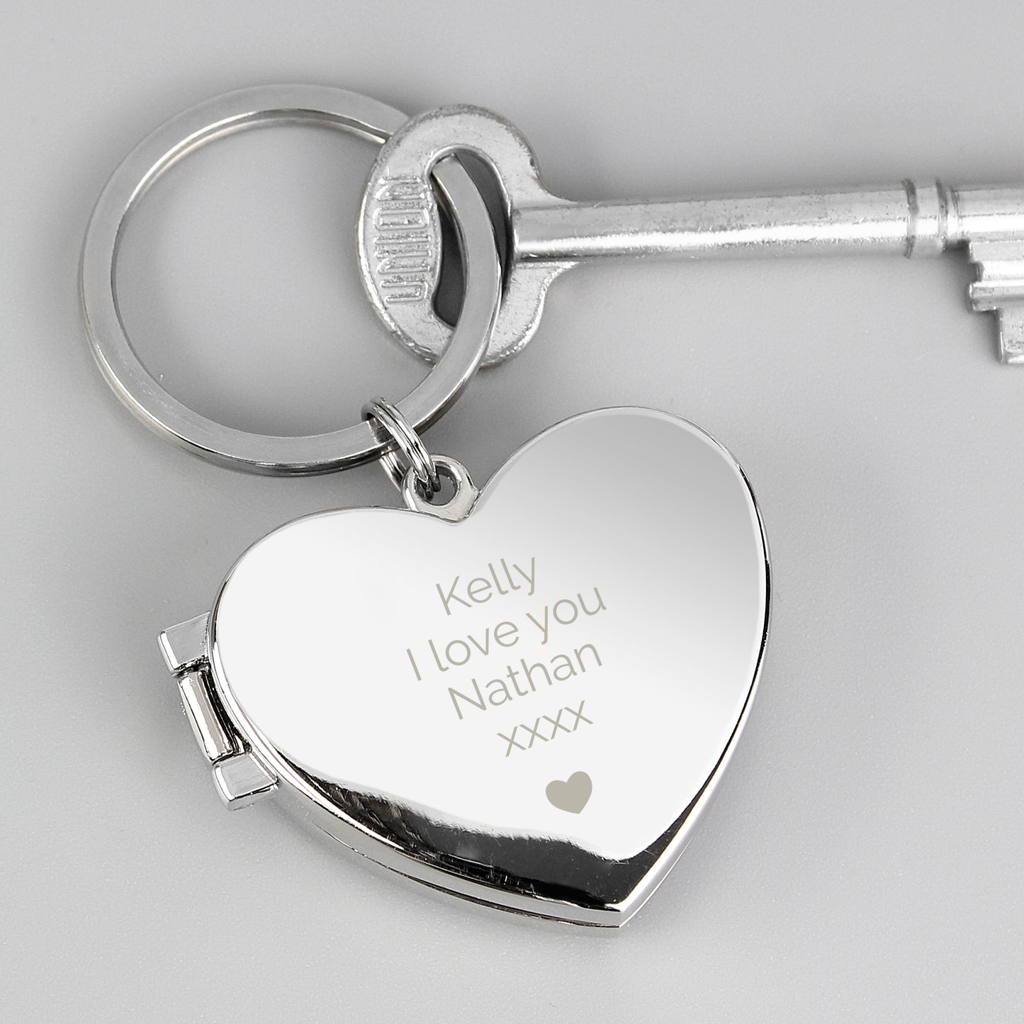 HEART PHOTO KEYRING
