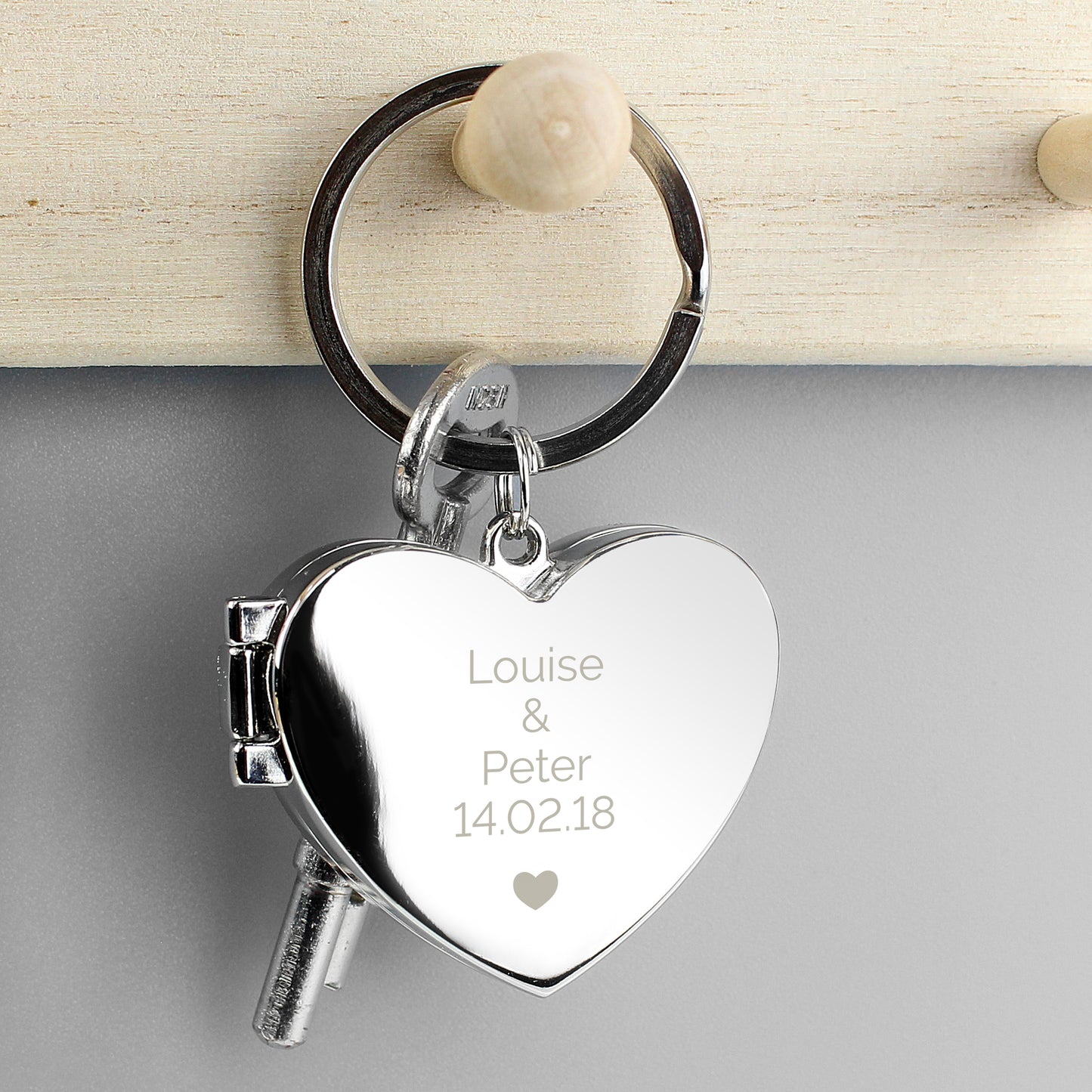 HEART PHOTO KEYRING