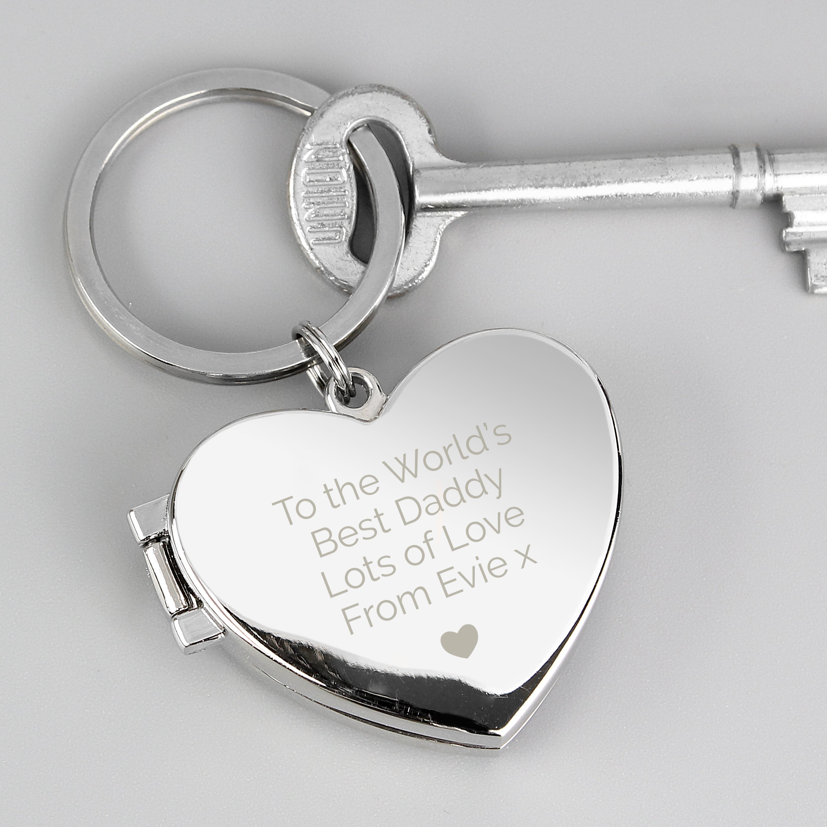 HEART PHOTO KEYRING