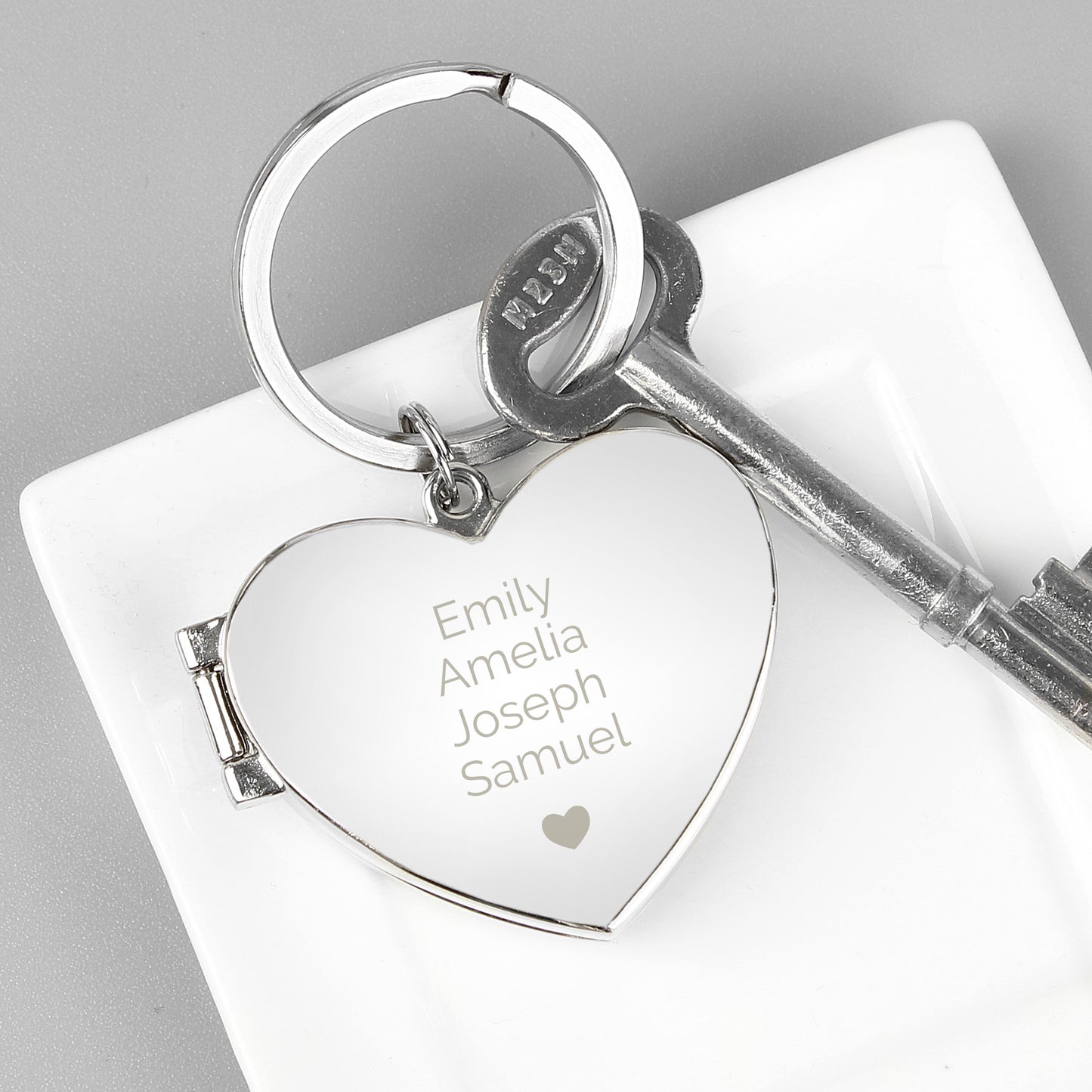 HEART PHOTO KEYRING