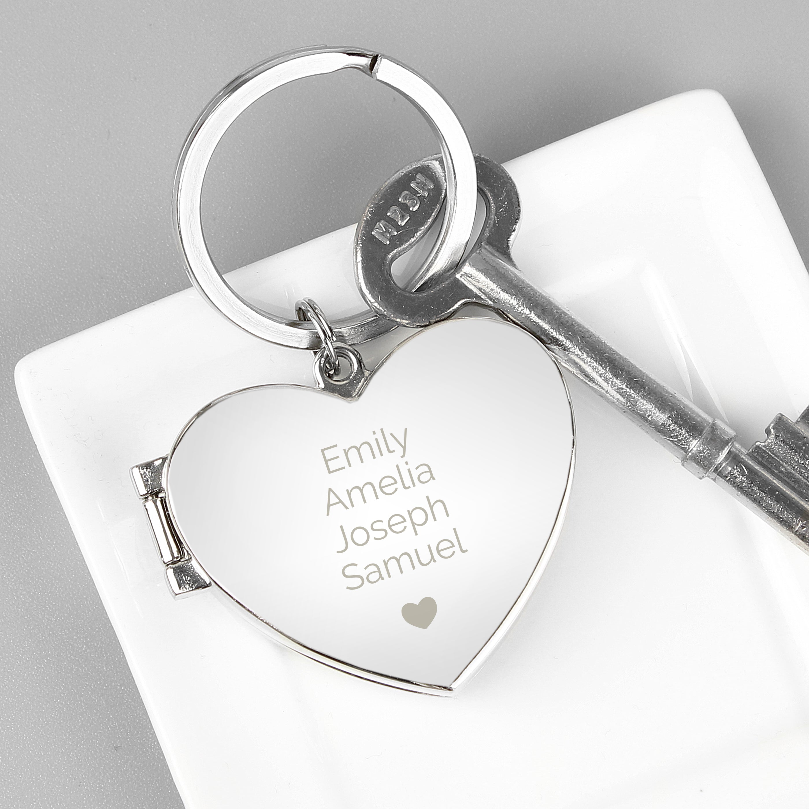HEART PHOTO KEYRING