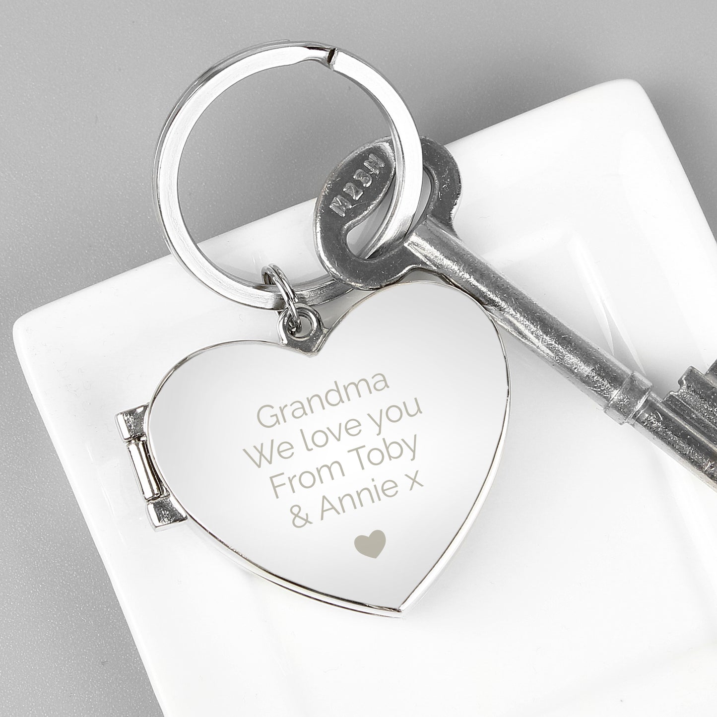 HEART PHOTO KEYRING