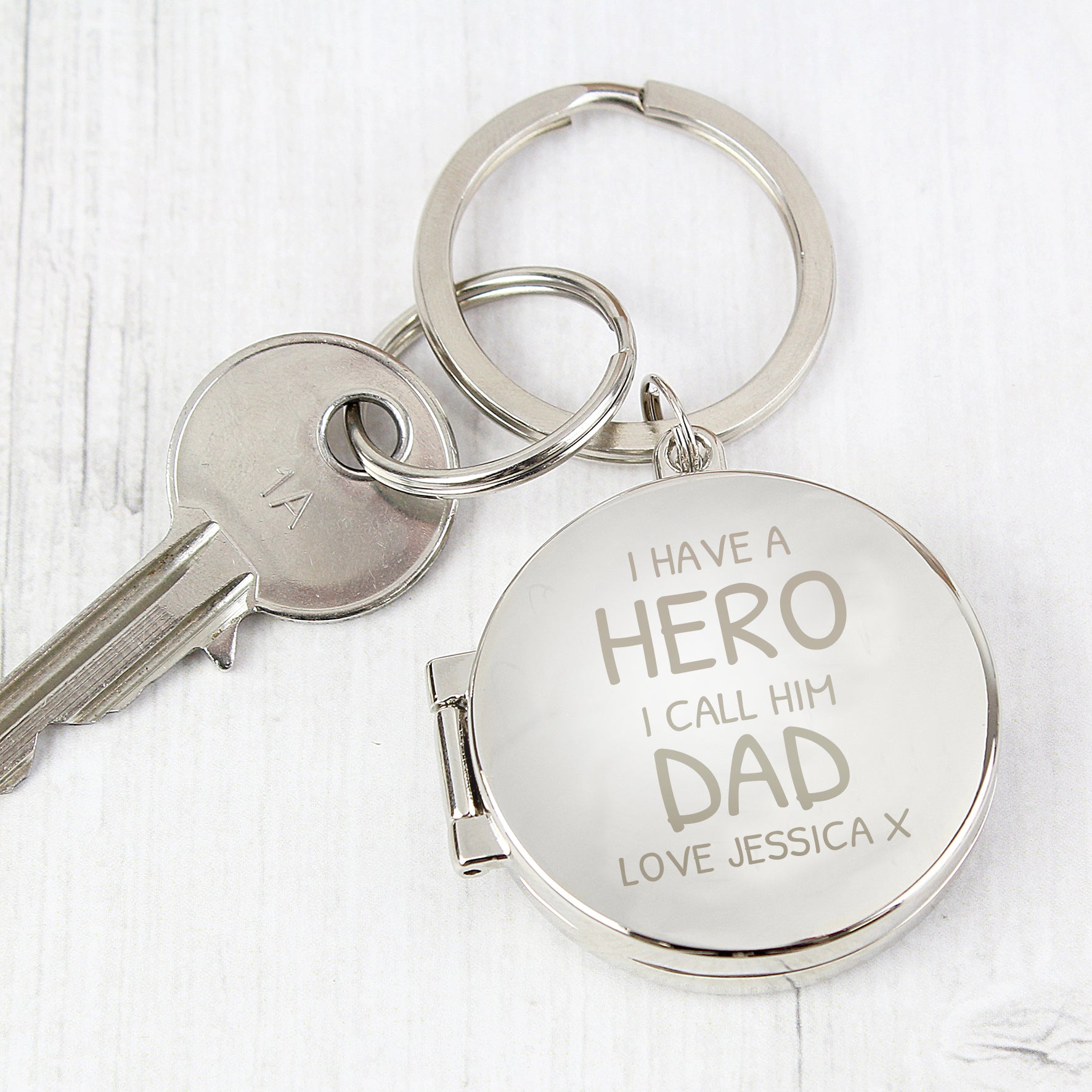 I HAVE A HERO KEYRING