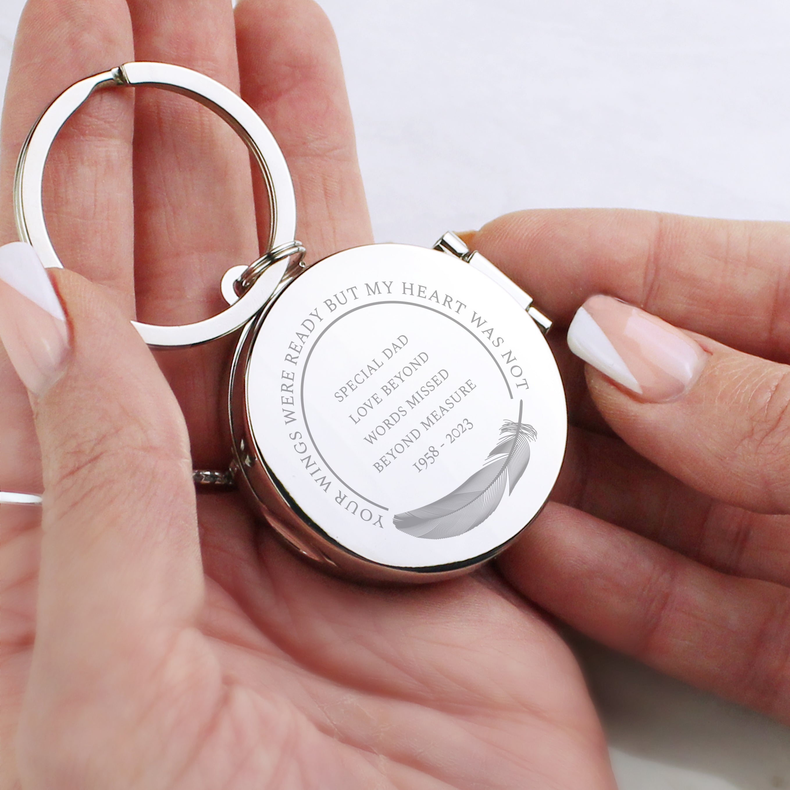 MEMORY PHOTO KEYRING
