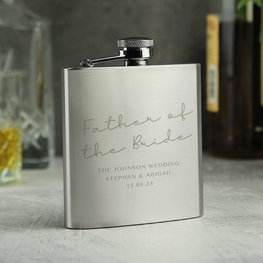 CUSTOM MESSAGE HIP FLASK