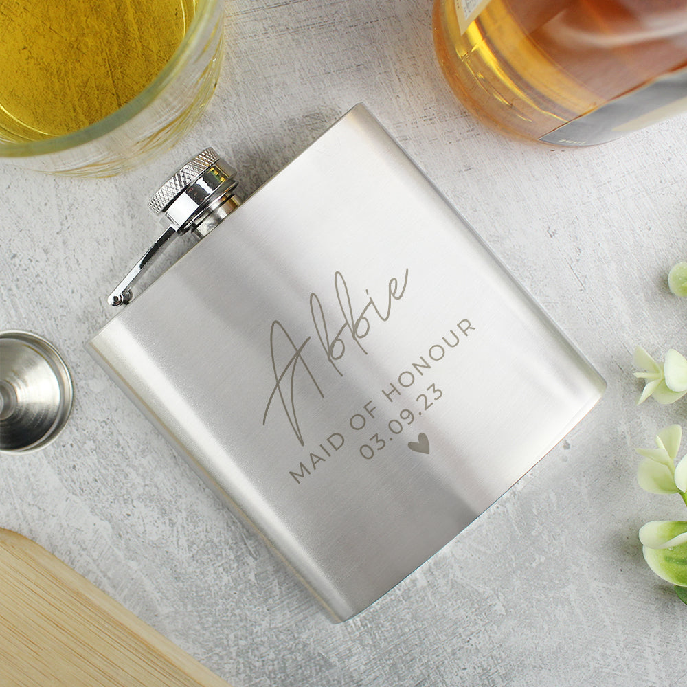 WEDDING HIP FLASK
