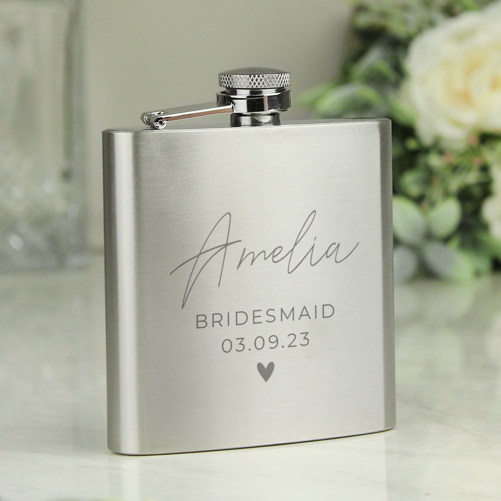 WEDDING HIP FLASK