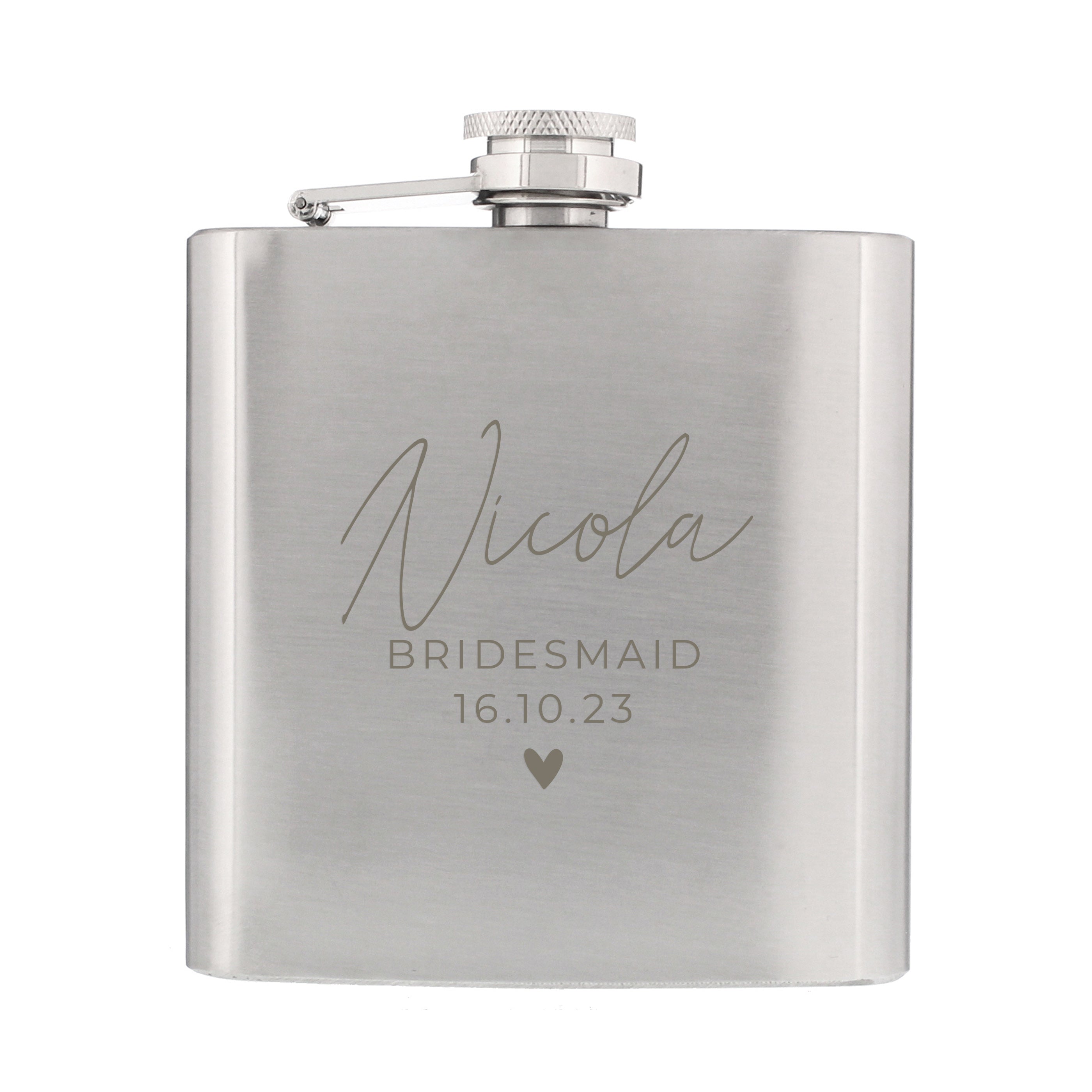 WEDDING HIP FLASK