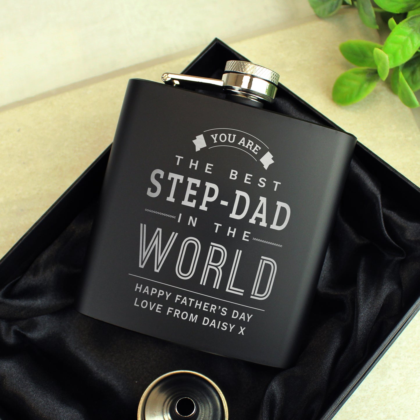 BLACK HIP FLASK