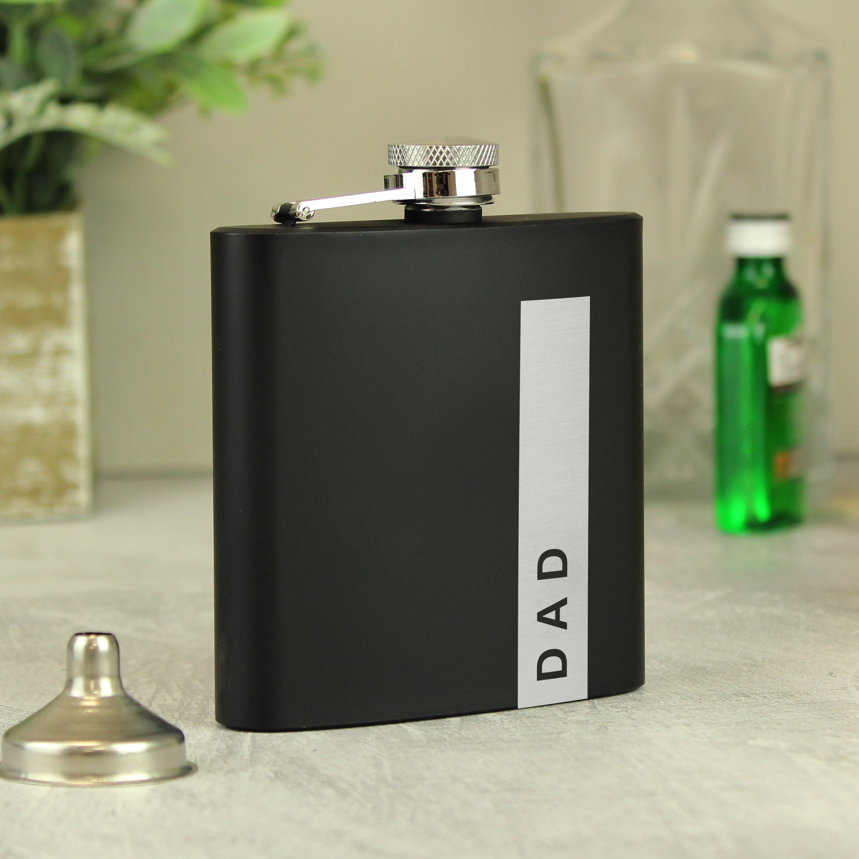 BLACK HIP FLASK
