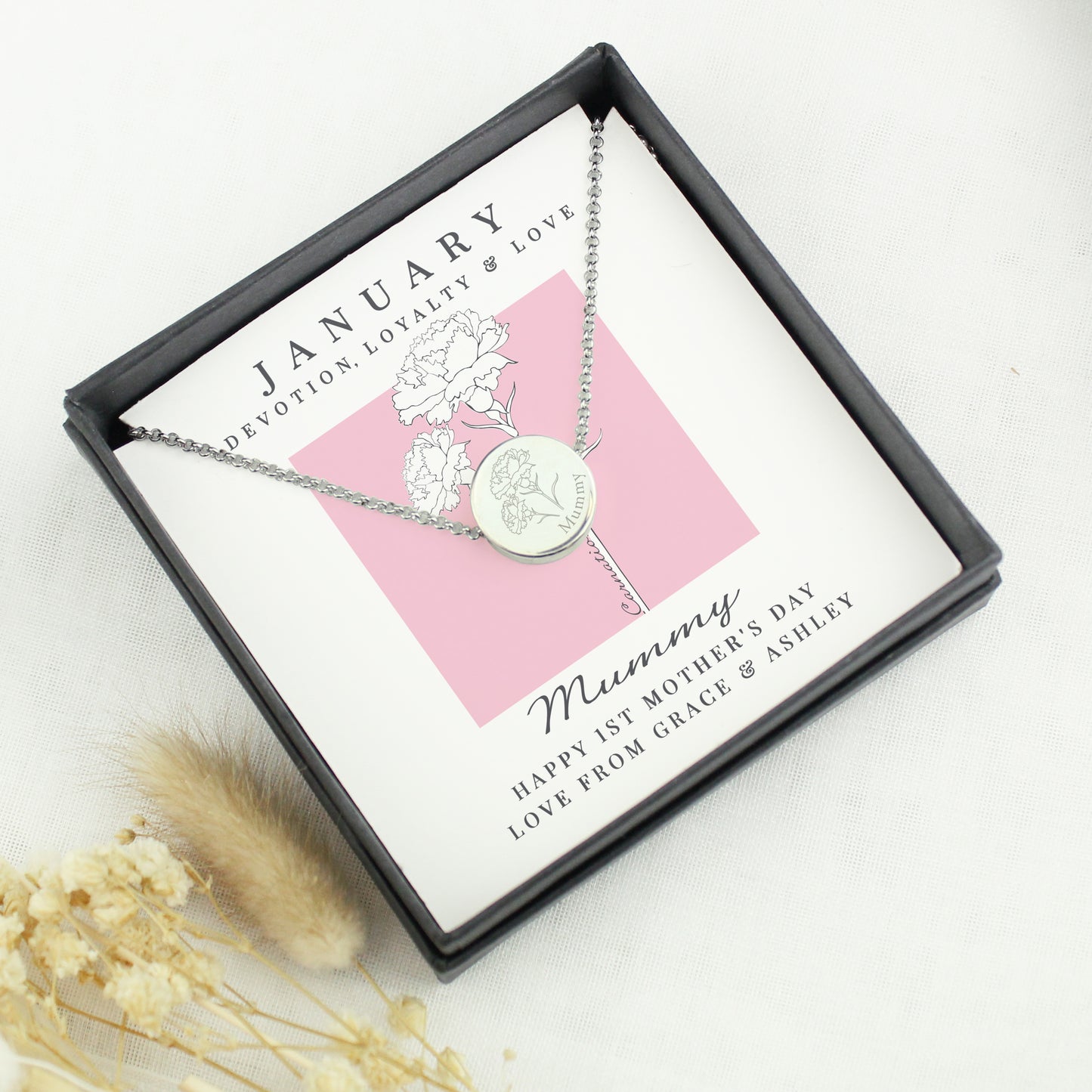 JANUARY FLOWER NECKLACE