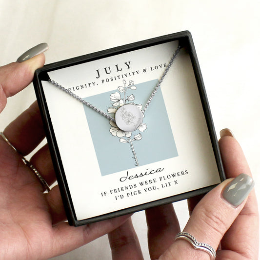 JULY FLOWER NECKLACE