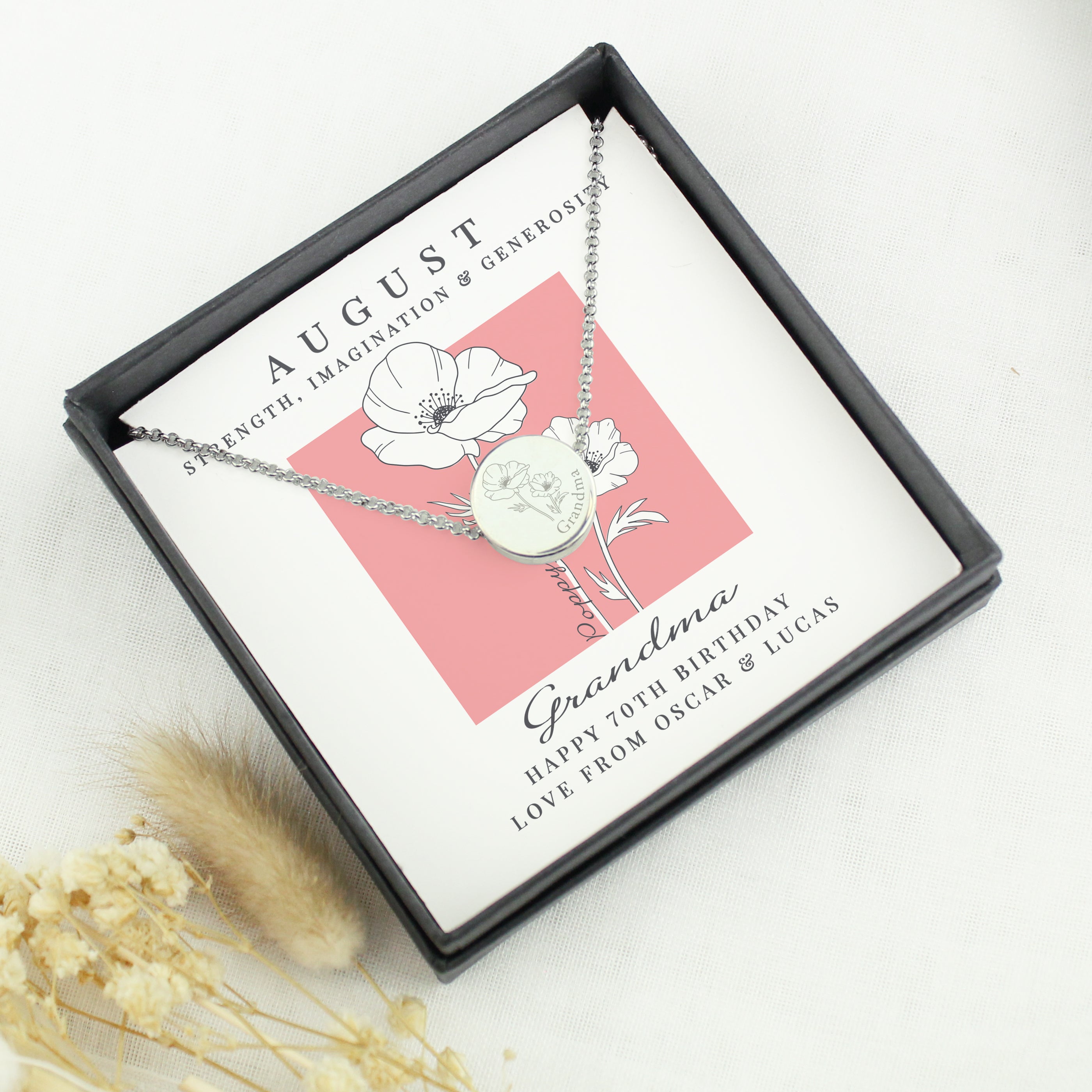 AUGUST FLOWER NECKLACE