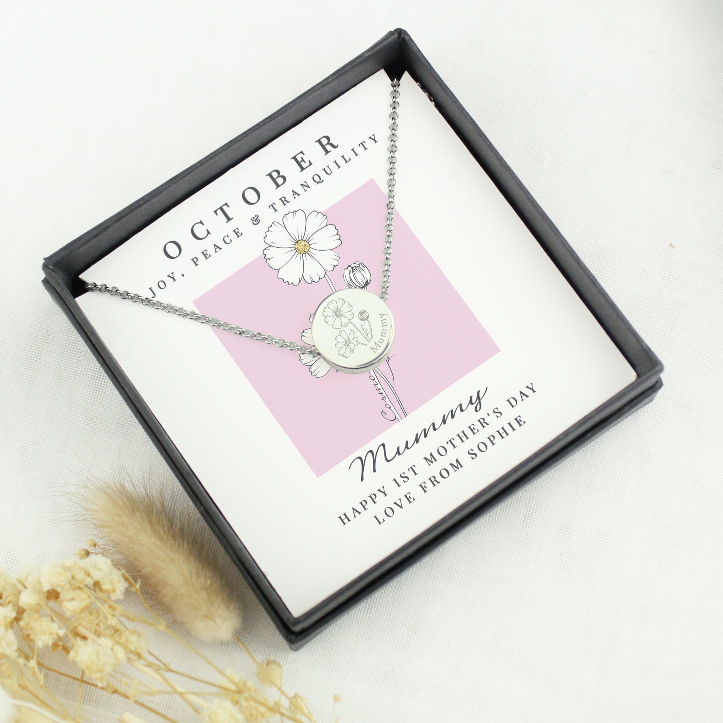 OCTOBER FLOWER NECKLACE