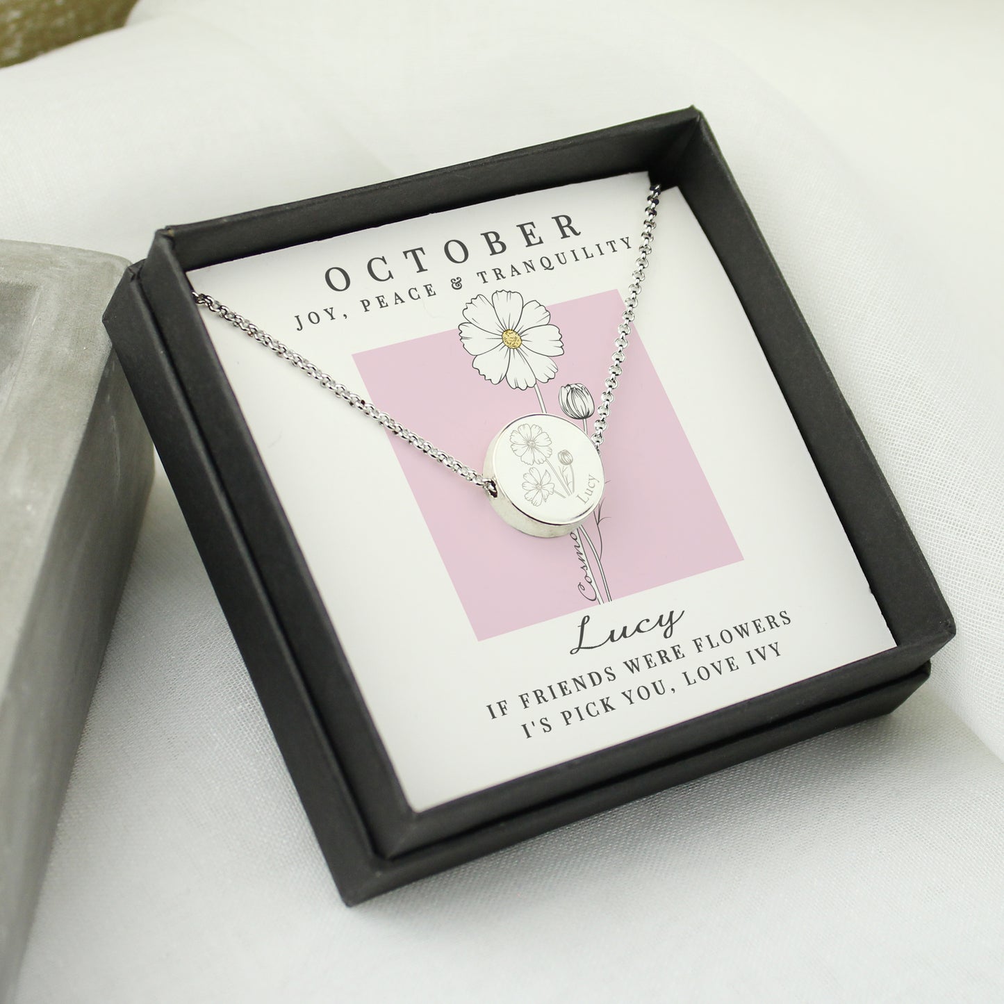 OCTOBER FLOWER NECKLACE