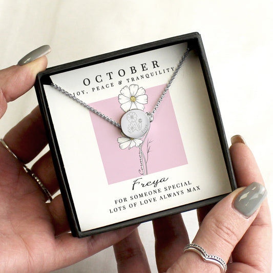 OCTOBER FLOWER NECKLACE