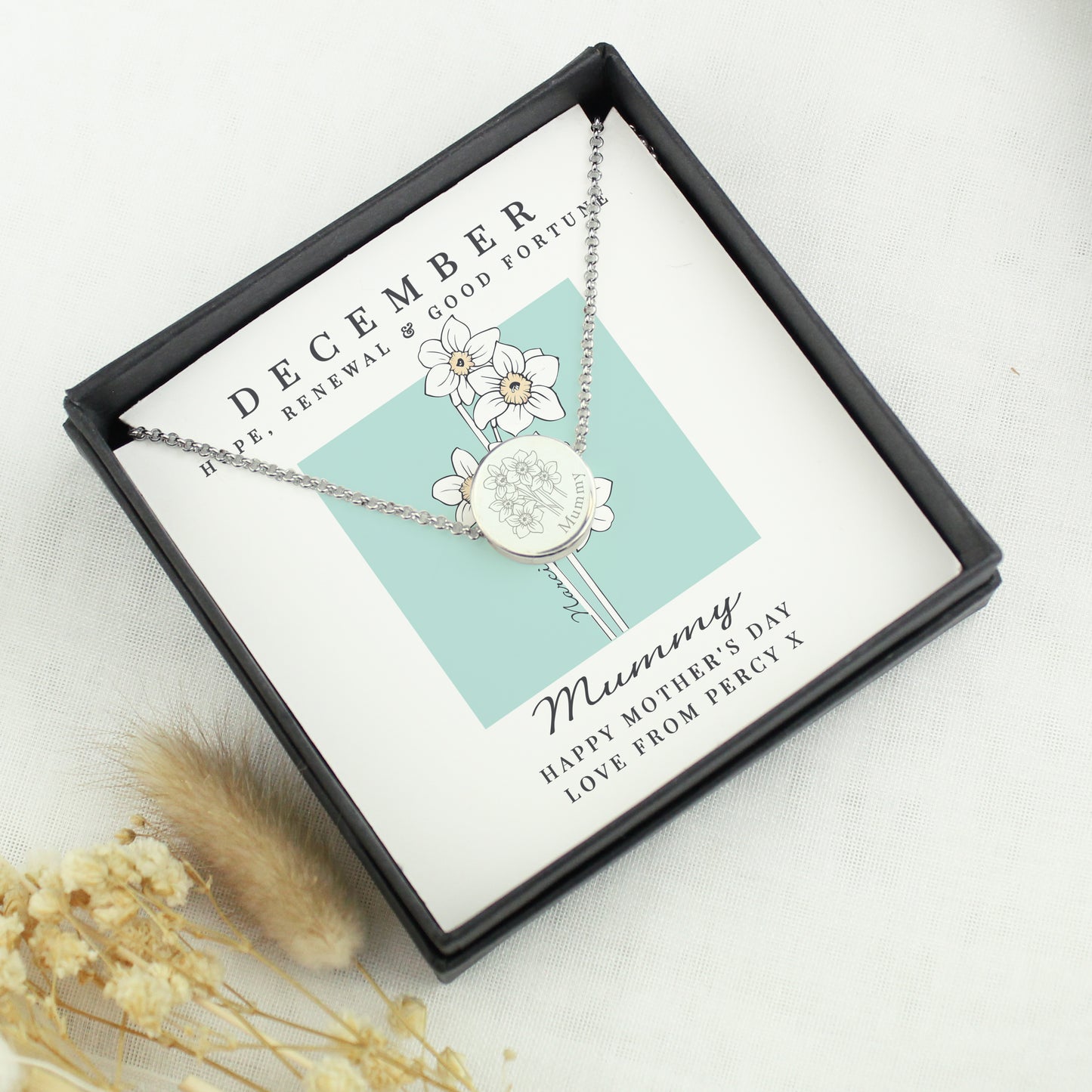 DECEMBER FLOWER NECKLACE