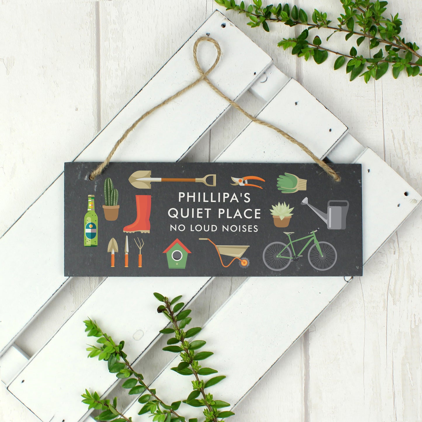 HANGING GARDEN PLAQUE