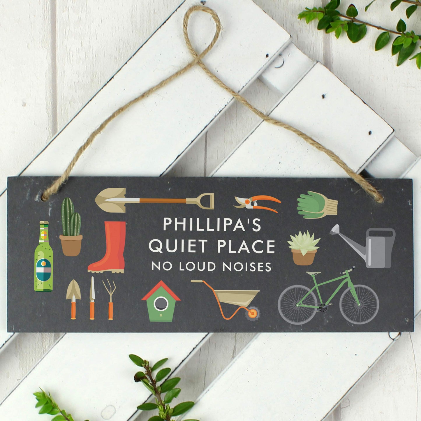 HANGING GARDEN PLAQUE
