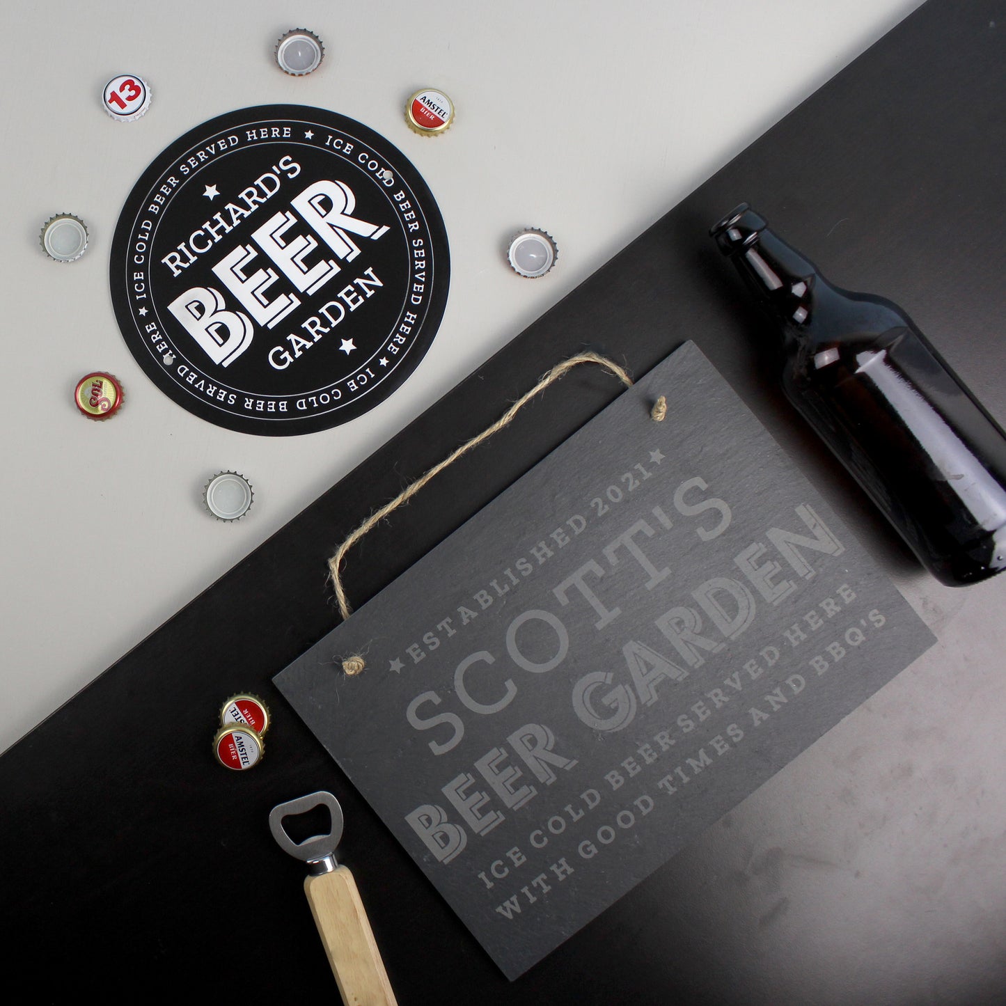 BEER GARDEN SLATE SIGN