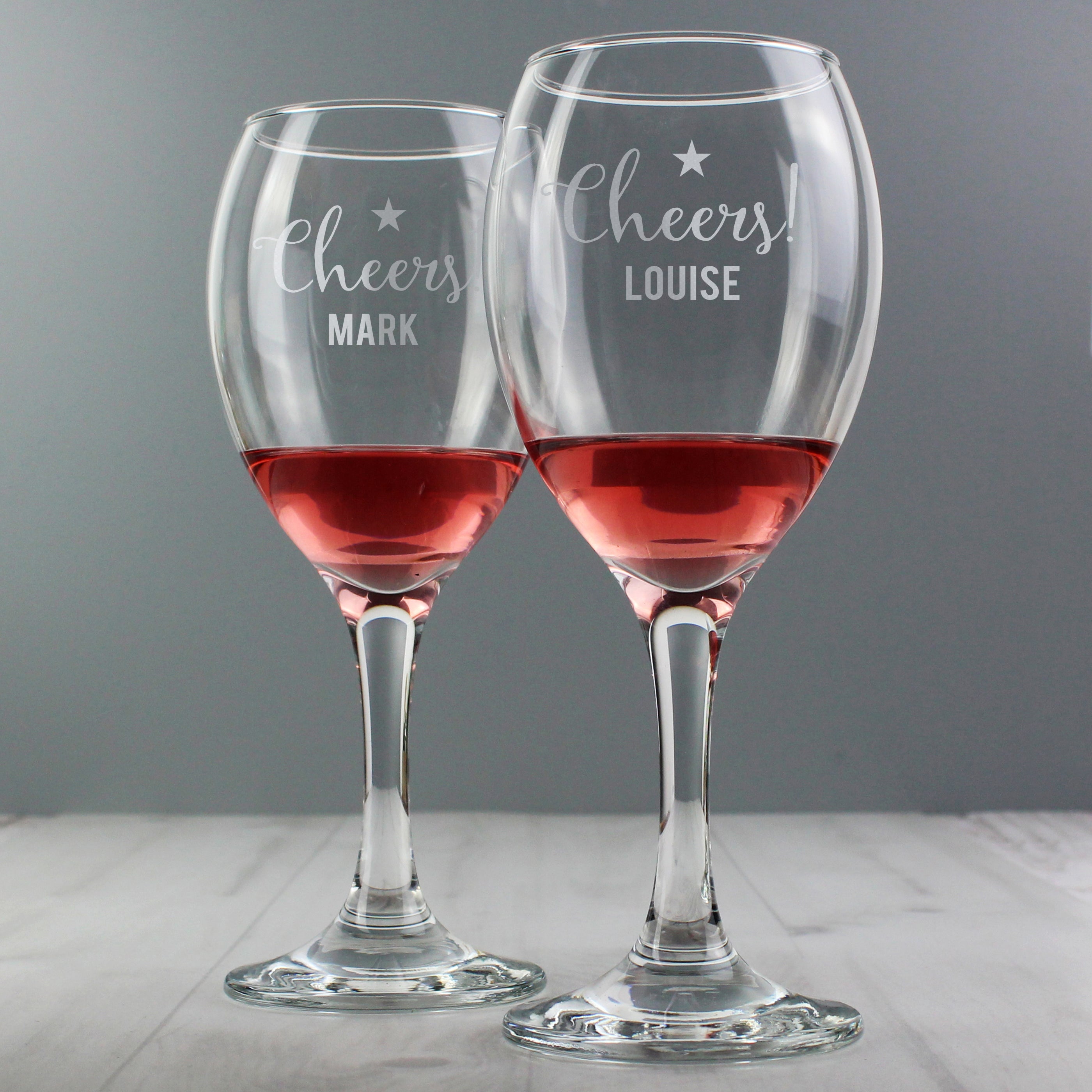 CHEERS WINE GLASS SET