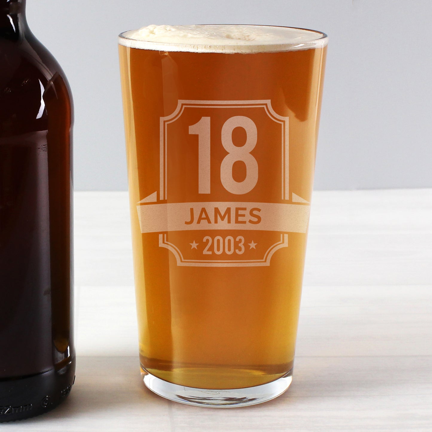 BIRTHDAY PINT GLASS