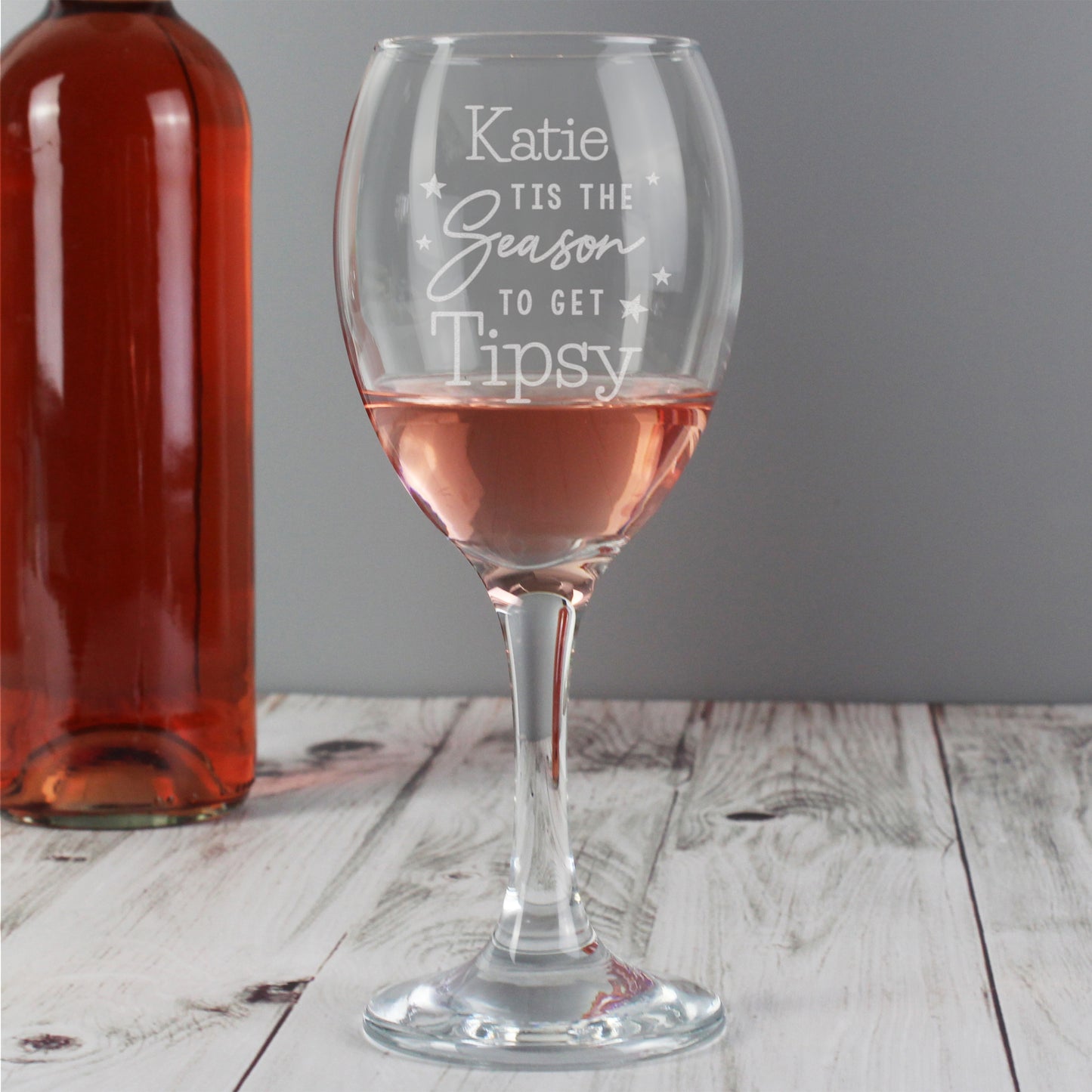 CHRISTMAS WINE GLASS