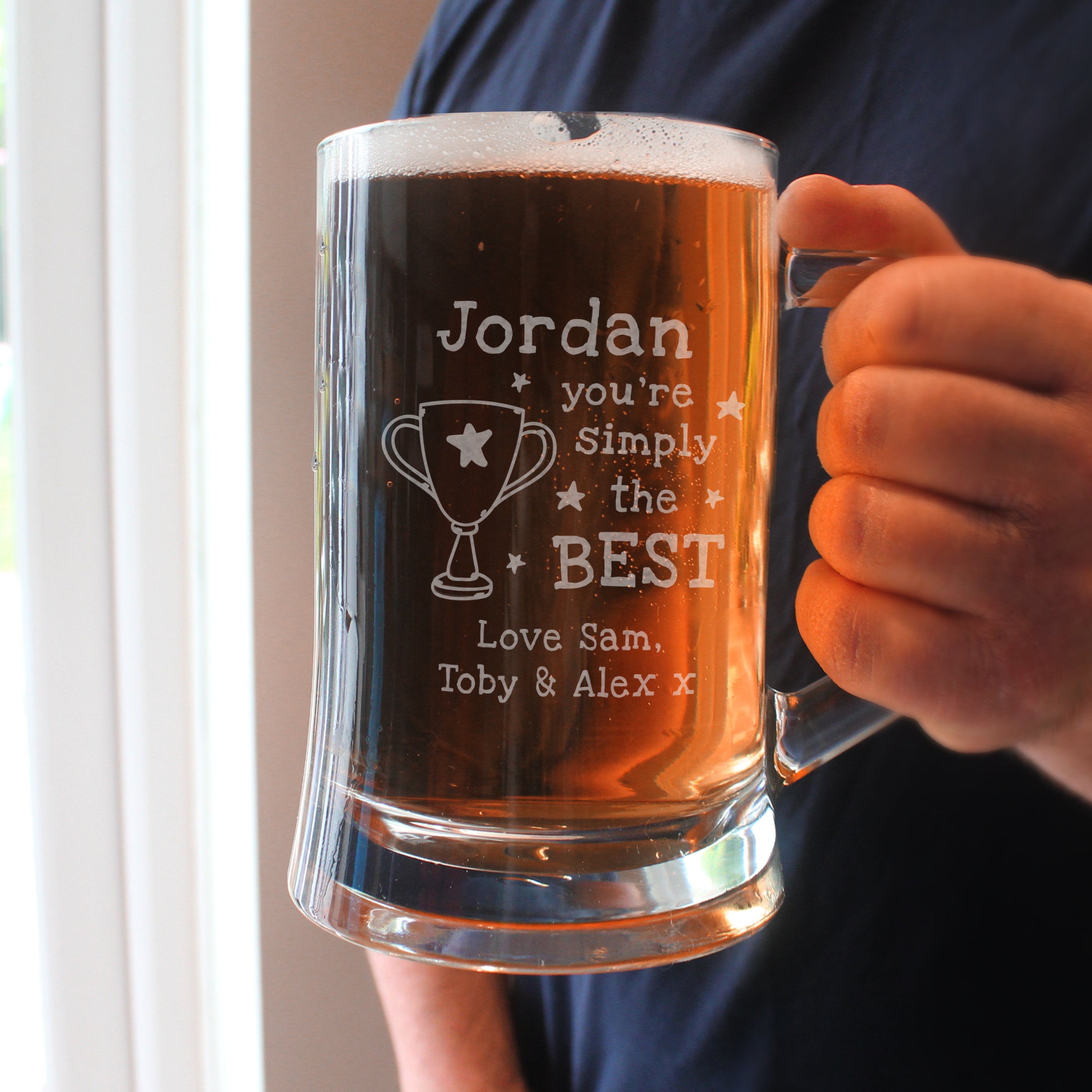 SIMPLY THE BEST PINT TANKARD