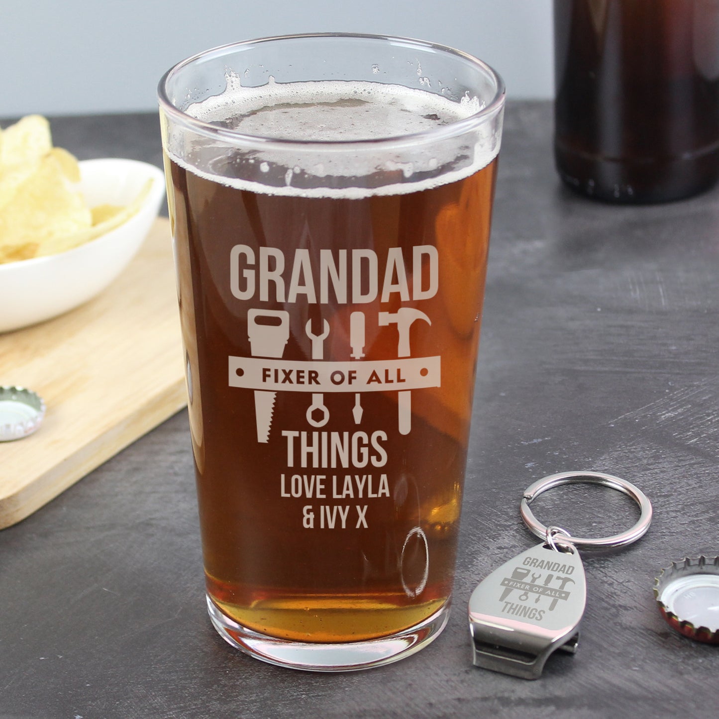FIXER GLASS & BOTTLE OPENER