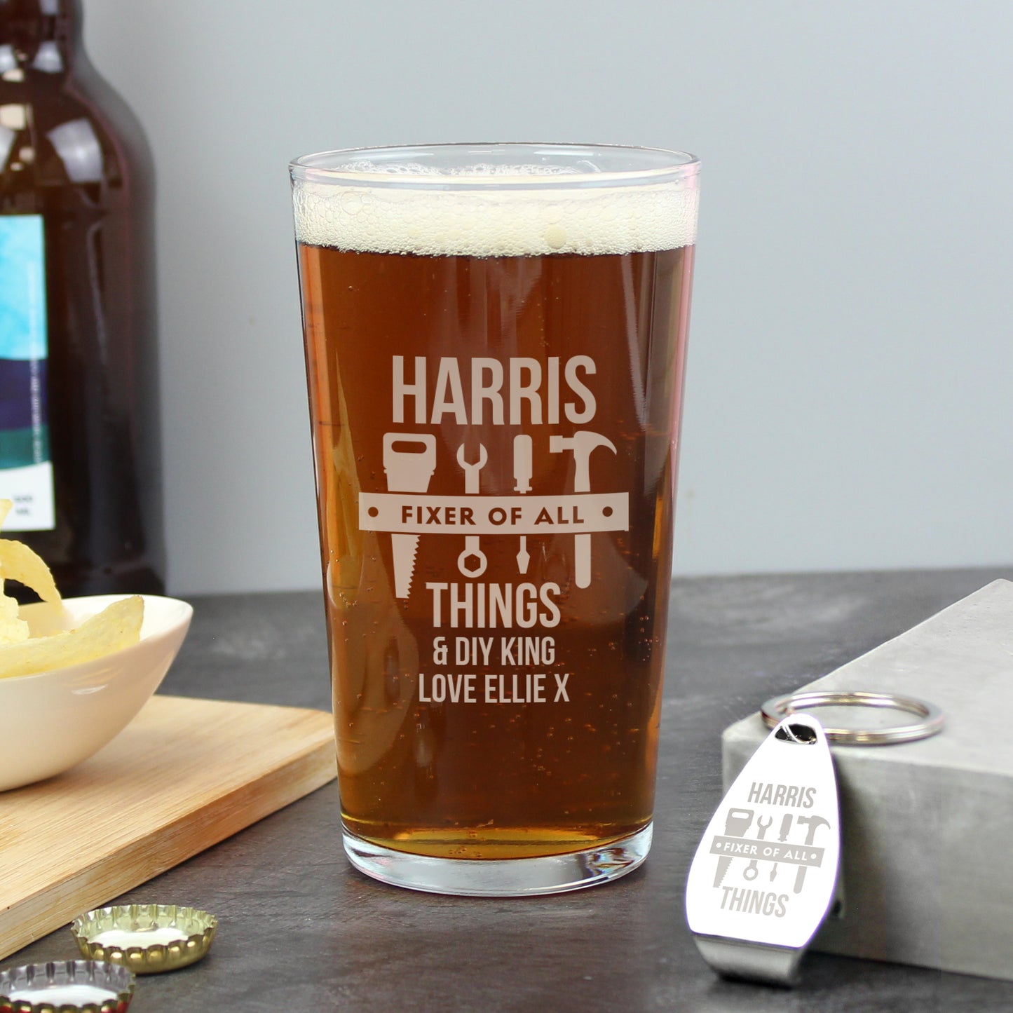 FIXER GLASS & BOTTLE OPENER