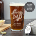 SUPER DAD GLASS & BOTTLE OPENER